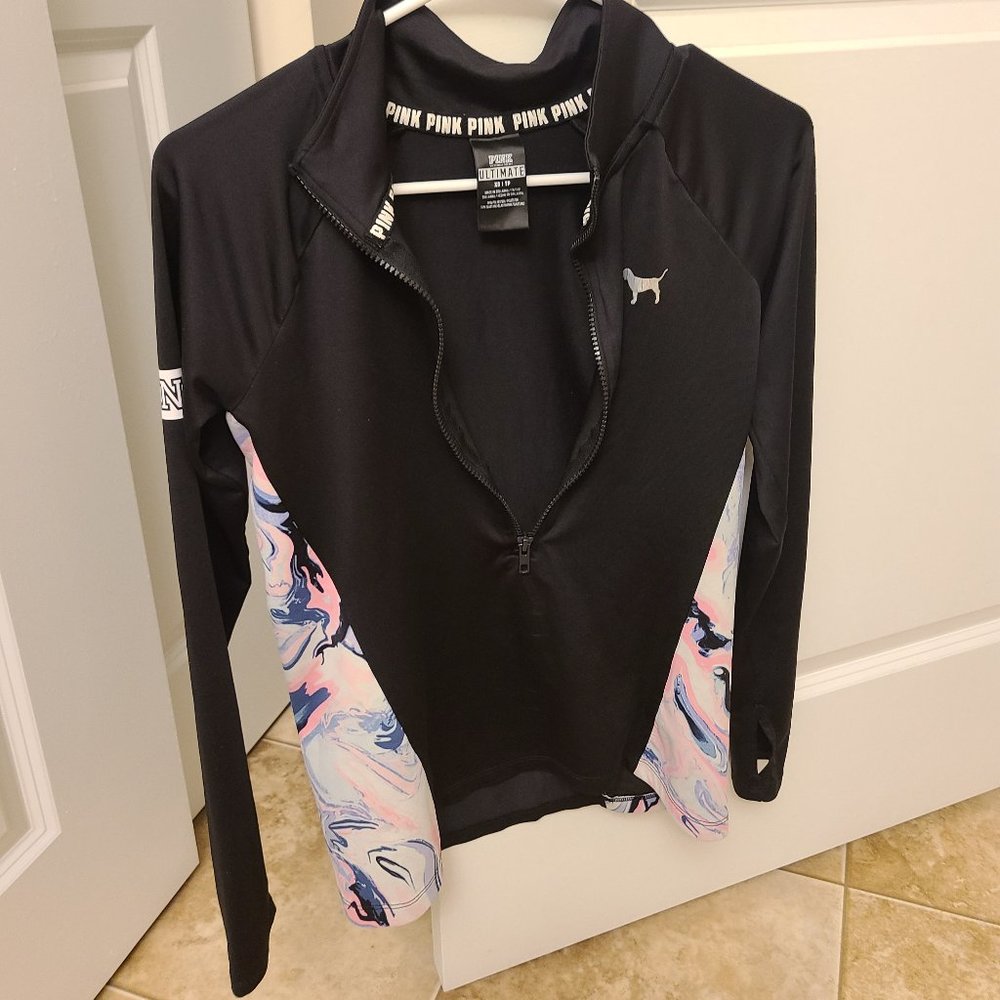 Pink zip up